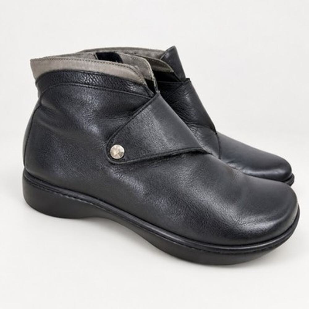 Naot Pacific Ankle Boots Womens EU 40 US 9/9.5 Black Leather